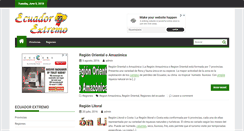 Desktop Screenshot of ecuadorextremo.com